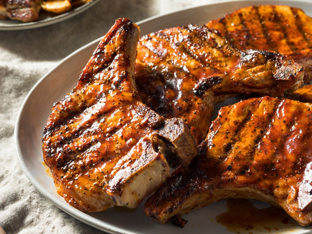 Barbecued Pork Chops