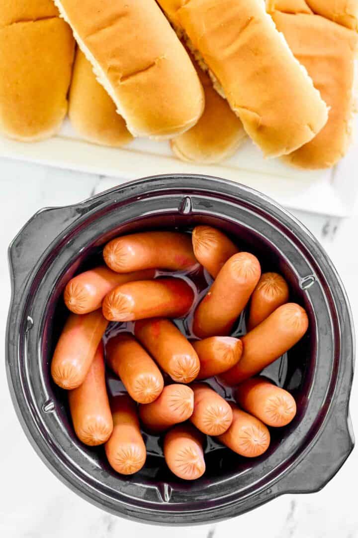 Crockpot Hot Dogs