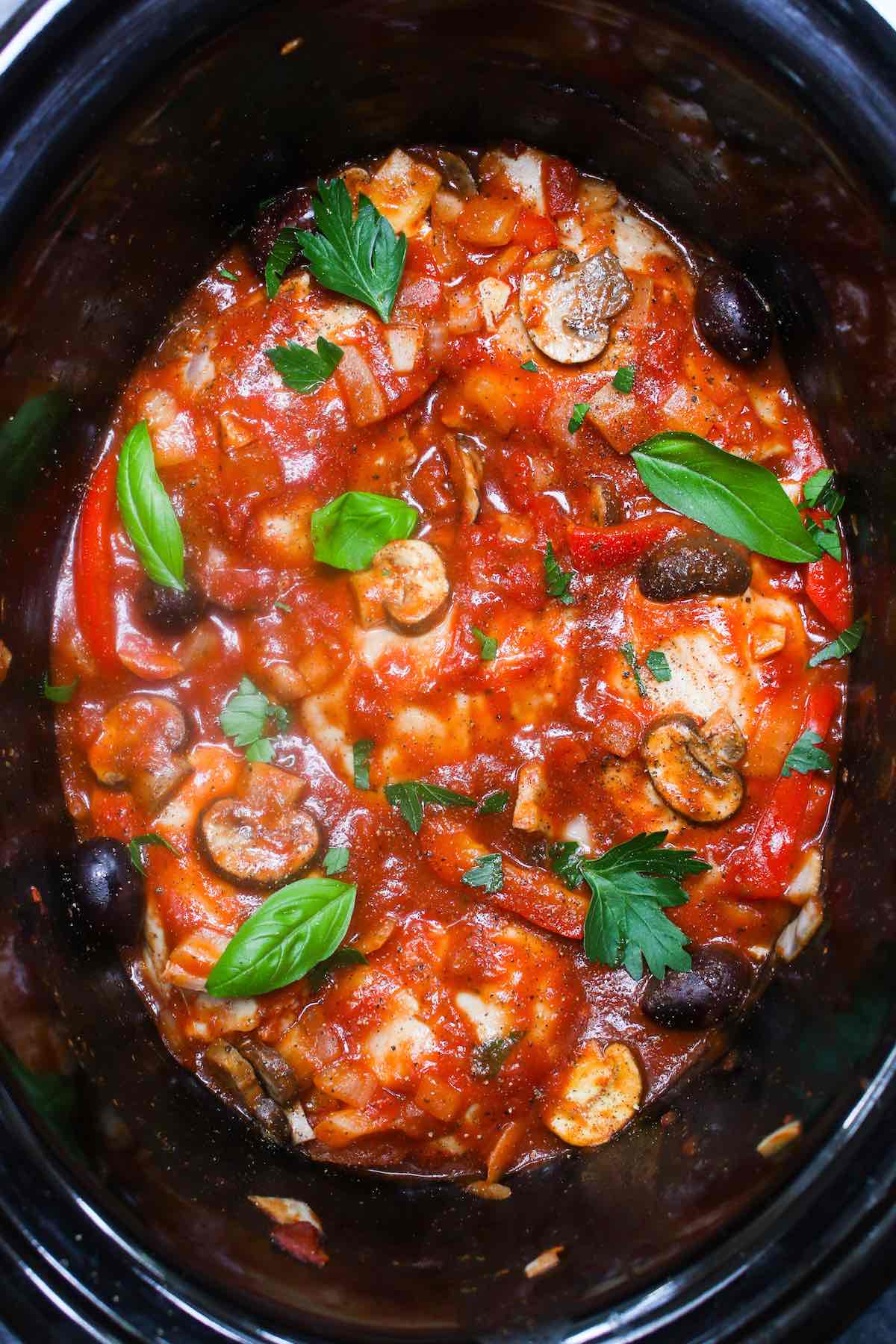 Italian Chicken in Crock Pot