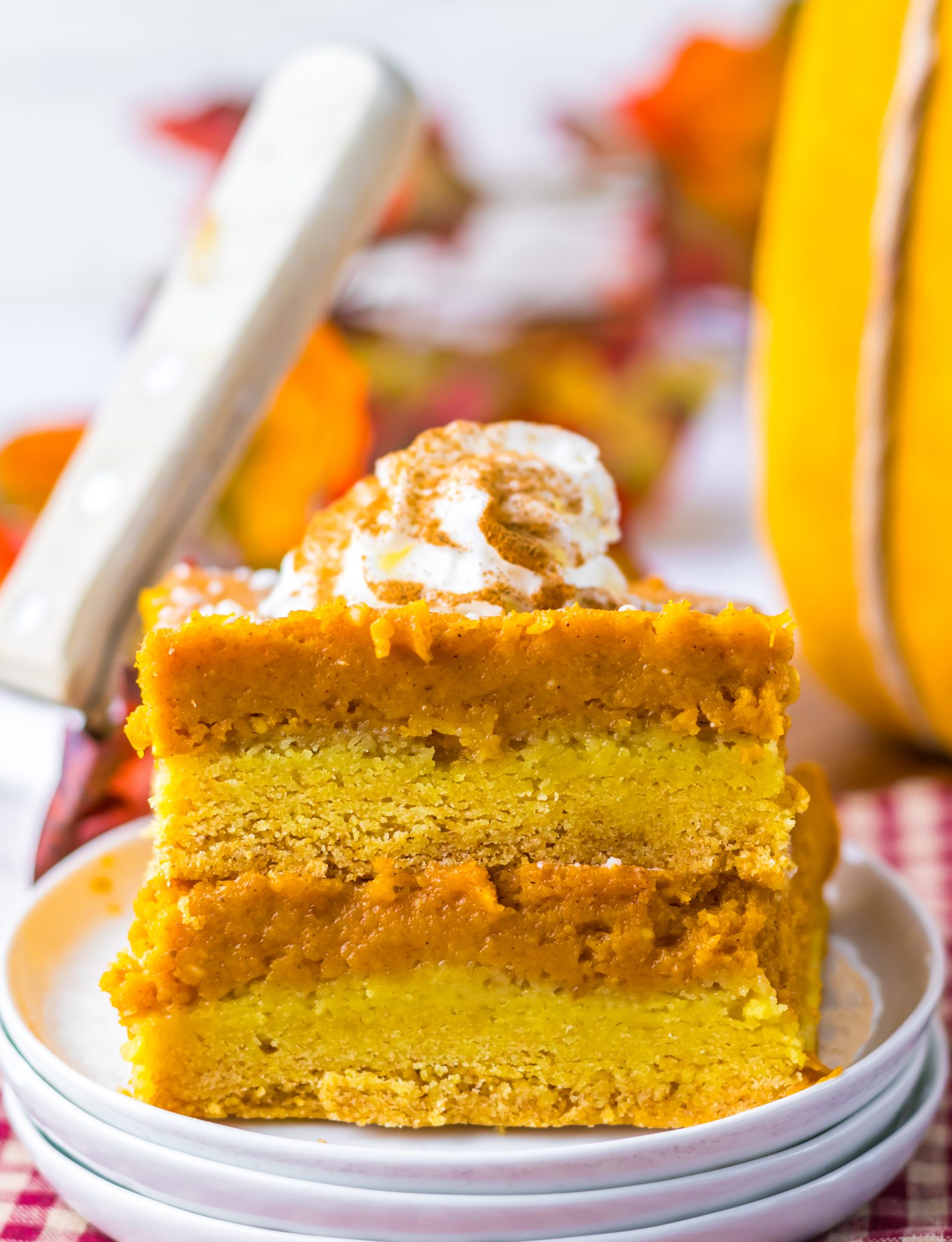 Pumpkin Gooey Butter Cakes