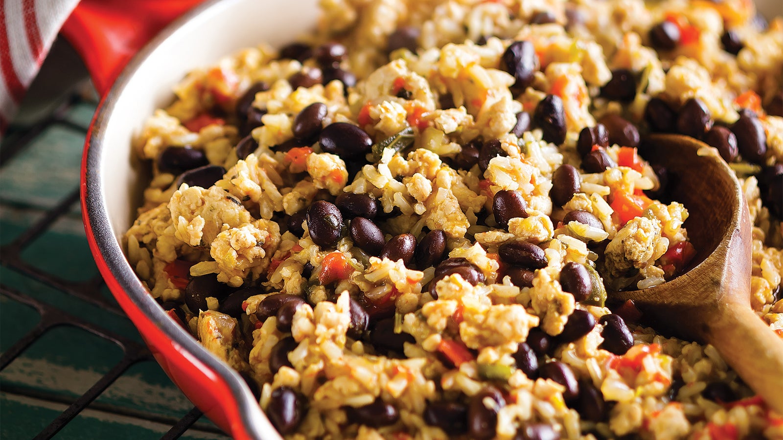 Turkey, Beans and Rice